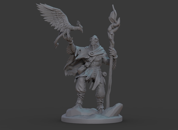 Ran'ril The Druid 3D Print 131780