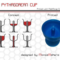 Small PYTHAGOREAN CUP 3D Printing 131797