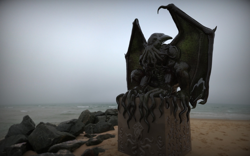 Cthulu bookend