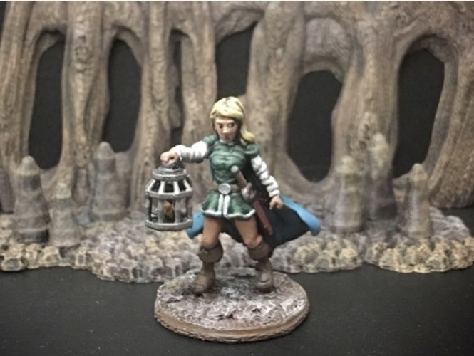 Wenda, Novice Adventurer (28mm/Heroic scale) 3D Print 131881