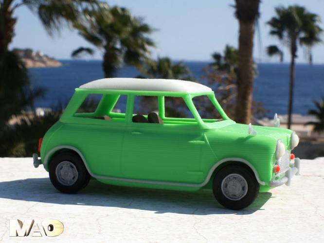 Small British Car Model 3D Print 13201