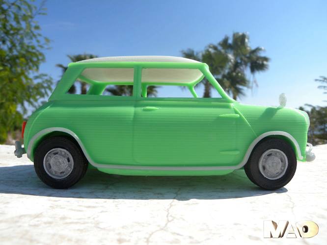 Small British Car Model 3D Print 13204