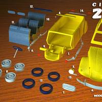 Small French Car Model - Thumbnail 5