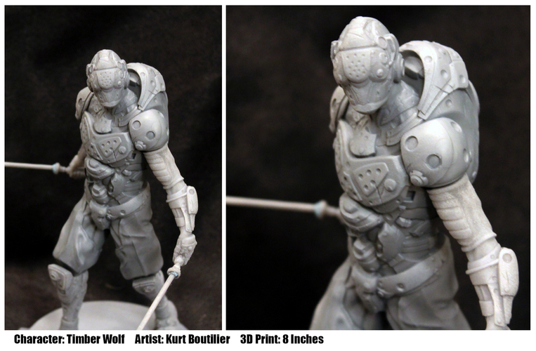 Timber Wolf   3D Print 132167