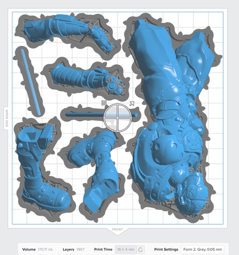 Timber Wolf   3D Print 132193