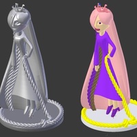 Kid Drawing to 3D model - Princess Kyera - Thumbnail 1