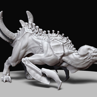 Diablosaurus Hex - Demon Space Dinosaur from Planet Hell - Thumbnail 3