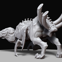 Diablosaurus Hex - Demon Space Dinosaur from Planet Hell - Thumbnail 4