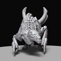 Diablosaurus Hex - Demon Space Dinosaur from Planet Hell - Thumbnail 5