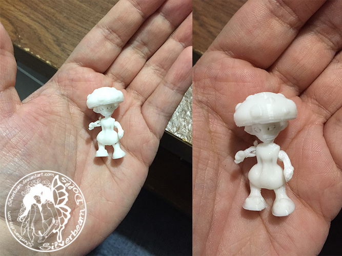 Shroomie Micro BJD Sprite 3D Print 132390