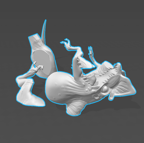Dilofrogsaurus 3D Print 132519