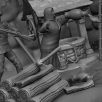 A Cruel Sodlier And An Rural Old Woman - Thumbnail 1