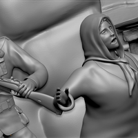 A Cruel Sodlier And An Rural Old Woman - Thumbnail 3