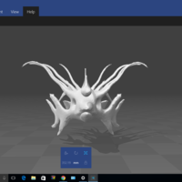 Small Coal Ghost Lion Fish 3D Printing 132548