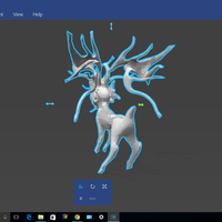 Fantasy Deer Dragon - Thumbnail 1