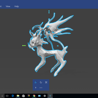 Fantasy Deer Dragon - Thumbnail 2