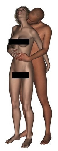 Kissing couple/ küssendes Paar