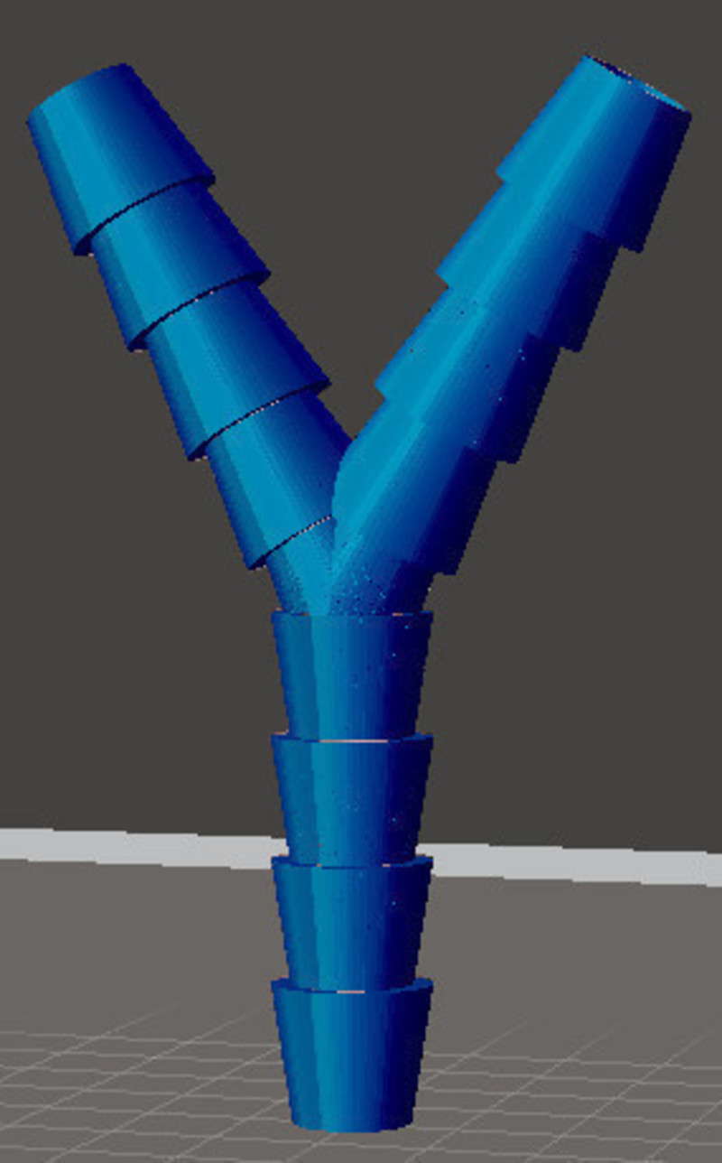 6mm Y-Schlauchverbindung/ 6mm Y-Hose-Connection