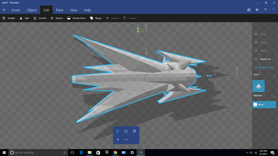 The StarFZ Ship 3D Print 132649