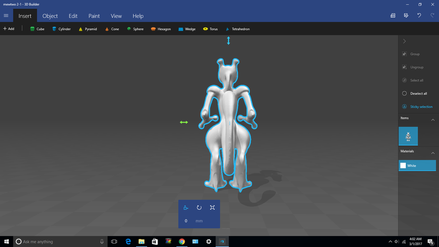 Female version of mew two my style fandom 3D Print 132732