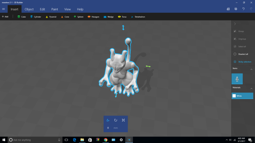 Female version of mew two my style fandom 3D Print 132735