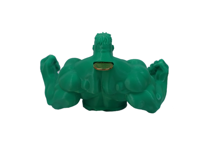  Hulk Piggy Bank 3D Print 13286