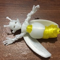 Lightie the lightning bug BJD tiny doll - Thumbnail 3