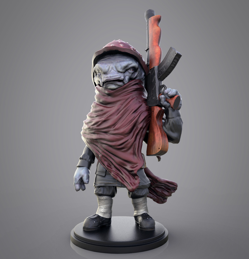 Red The Mushroom Soldier
