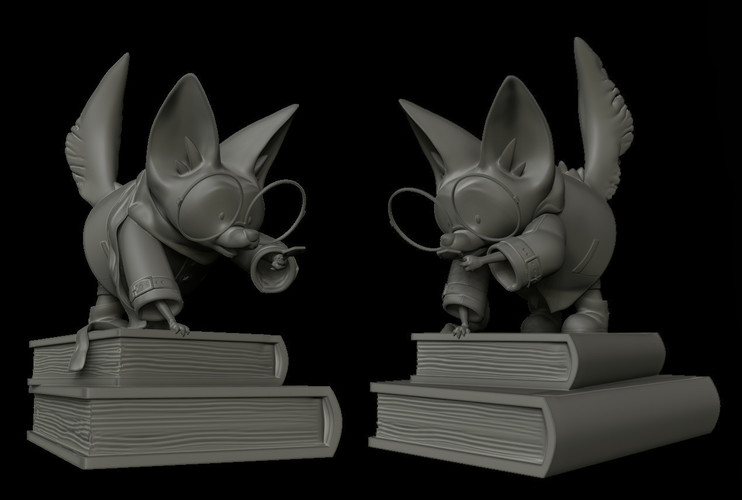 Finn, the investigative fennec fox. 3D Print 133074