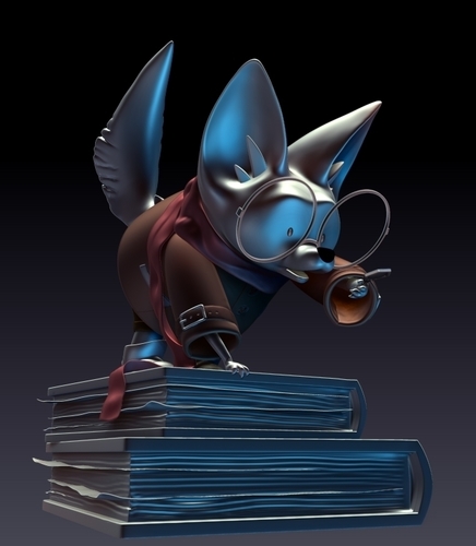 Finn, the investigative fennec fox. 3D Print 133087