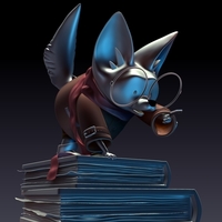 Finn, the investigative fennec fox. - Thumbnail 2