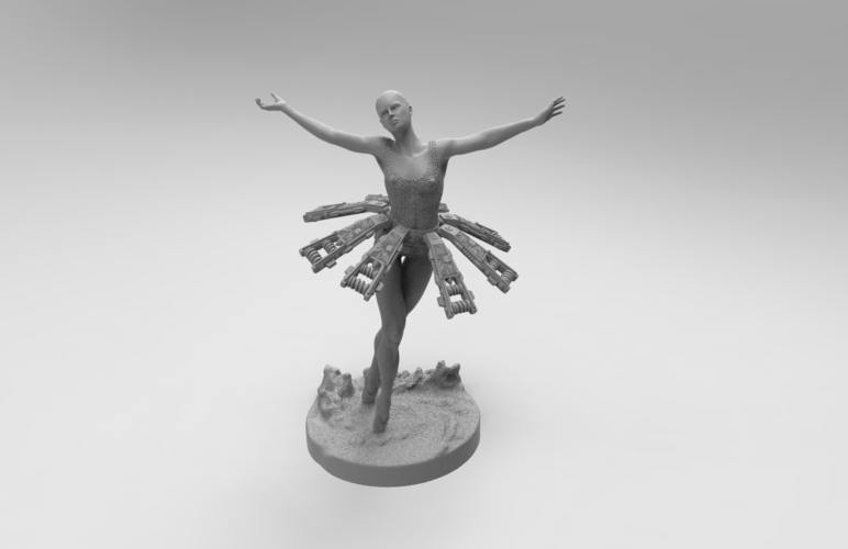 Fantasy Ballerina 3D Print 133286