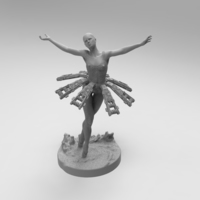 Small Fantasy Ballerina 3D Printing 133286
