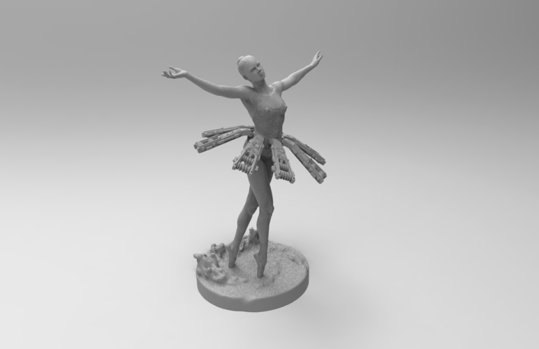 Fantasy Ballerina 3D Print 133287