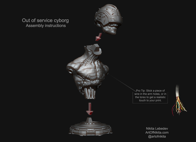 Out of service cyborg 3D Print 133404