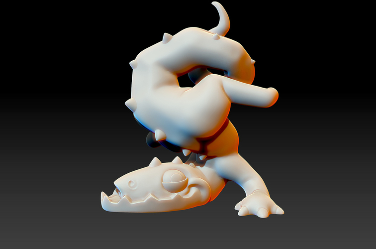Clumsy Dragon 3D Print 133449
