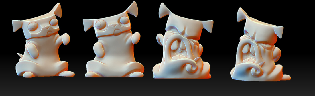 Pug Monster Pet 3D Print 133450