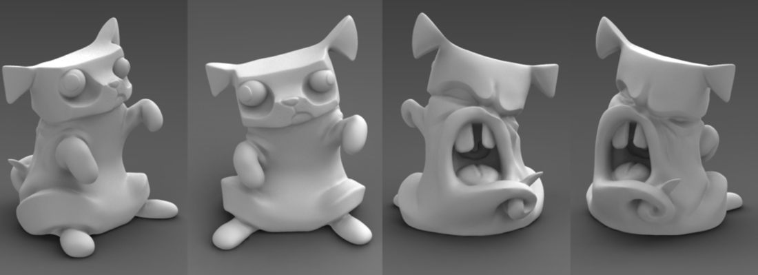 Pug Monster Pet 3D Print 133451