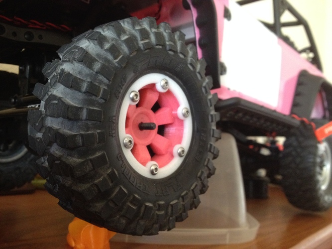 Beadlock Wheel (Size 1.9) 3D Print 13346