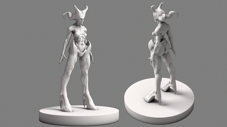 Souls Trimmer lady zennihjer 3D Print 133470