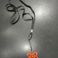 Small Science Necklace pendant  3D Printing 133549