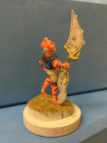 Tiger warrior 3D Print 133561