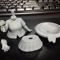 Chibi Conbini Girl Set 3Dprint Data - Thumbnail 4
