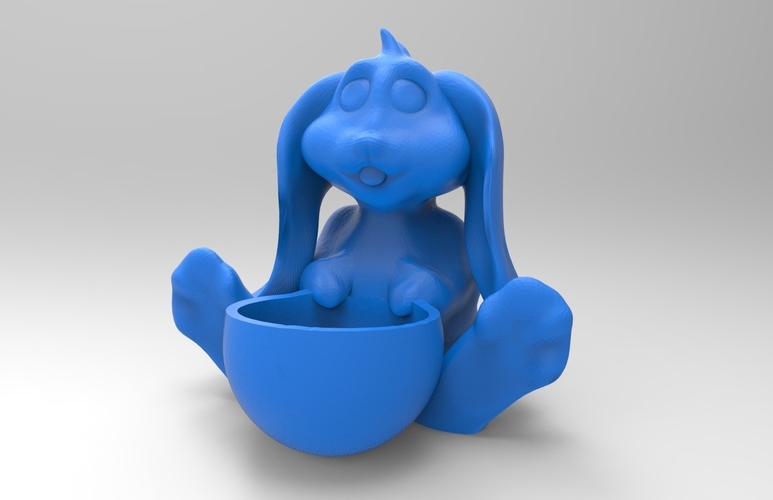 Easter Bunny Egg Holder 3D Print 133682
