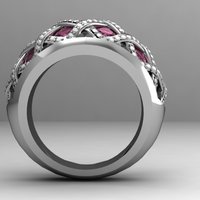 Criss Cross Fashion Ring - Thumbnail 4