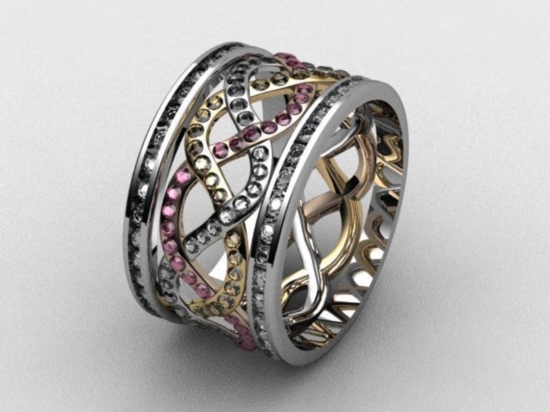 Attia Weave Fashion Ring 