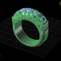 Fashion Bridged Ring - Thumbnail 1