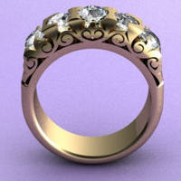 Fashion Bridged Ring - Thumbnail 2