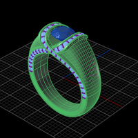 Criss Cross Fashion Ring 2 - Thumbnail 2