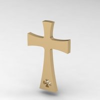 Catholic/Catholic Cross Pendant - Thumbnail 4